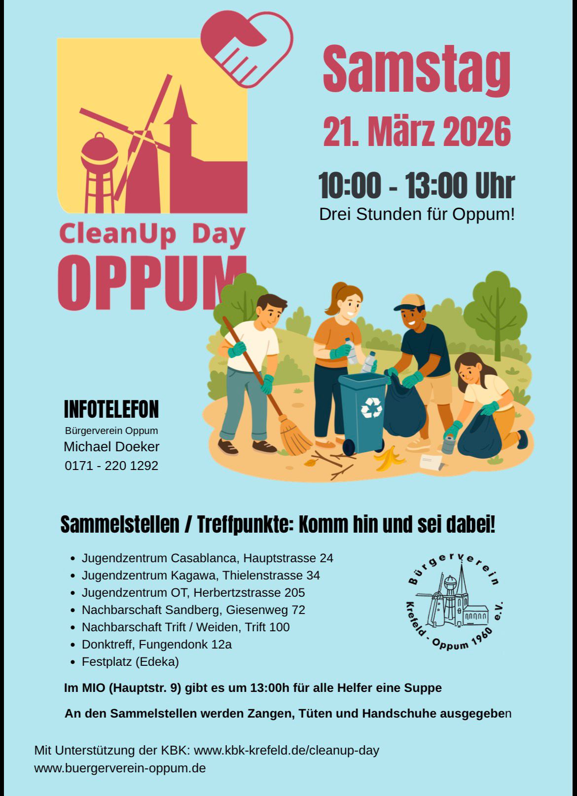 CleanUp Day Oppum 21.3.2026